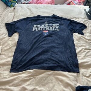Adidas Rice football dri-fit t-shirt